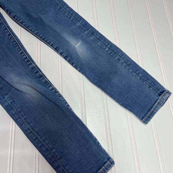Scotch & Soda Girls Blue Straight Leg Stretchable Jeans Size 8 - Picture 8 of 9